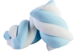 CandyFrizz Selection – Marshmallow Selection 900g/1kg - Scegli il tuo marshmallow preferito! (Treccia Azzurra 1 kg)