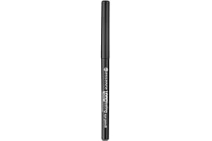 Essence Longlasting - Matita occhi lunga tenuta, 0.28 g, Nero (01 Black Fever), 1 pezzo
