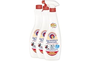 Chanteclair - Sgrassatore Universale, Superpotente, Profumo di Marsiglia, Formula Originale - 1 Spray + 2 Ricariche da 700 ml