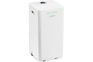 TROTEC TTK 27 HEPA Design deumidificatore e purificatore d'aria adatto per ambienti fino a 15 m²/37 m³, deumidificatore, protezione da troppopieno, serbatoio dell'acqua