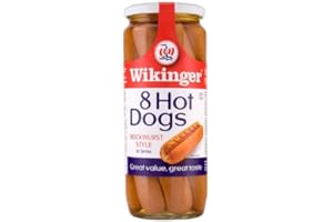 Wikinger 8 hot dog stile Bockwurst in salamoia 1030 g (peso drenato 720 g)