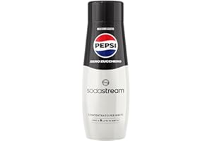 Sodastream Concentrato per la preparazione di bevande dissetanti gassate al gusto Pepsi Max. 440ml per preparare fino a 9 litri di bibita