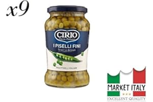 Cirio Piselli Fini Teneri e Delicati Coltivati in Italia (9 x 370g)