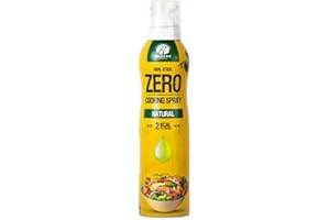 Rabeko Zero Spray da cucina a basso contenuto calorico | Naturale | 800 porzioni, 2 kcal per spray | Spray per arrostire, grigliare e cuocere al forno | 1 x 200ml