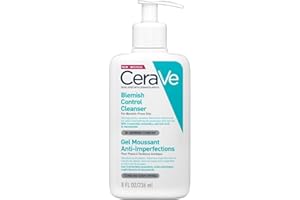 CeraVe Detergente Controllo Imperfezioni, Per Pelle Grassa con Tendenza Acneica, Azione Purificante, Imperfezioni Ridotte, Con Acido Salicilico e Argilla Purificante, 236 ml