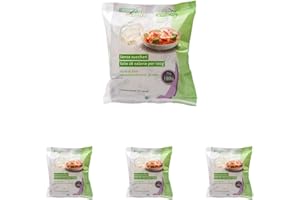 Zenpasta, Shirataki essicati monodose - formato tagliatelle bio, senza glutine, 75g (Confezione da 4)