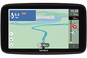 TomTom Navigatore per Auto GO Classic Lite (6 pollici, Informazioni sul traffico e Avvisi autovelox in tempo reale, Aggiornamenti mappe Europa inclusi, Aggiornamenti tramite Wi-Fi)