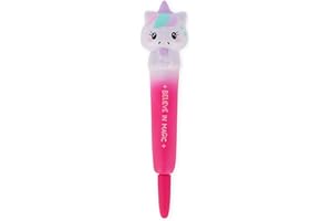 Legami - Penna Gel Antistress Squeezies, Tema Unicorn, Cancelleria Per Scrivere Rilassarsi Concentrarsi, Penna Anti Stress, Super Morbida, Inchiostro Nero, Diametro Punta 1 mm
