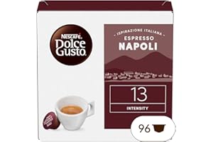 NESCAFÉ DOLCE GUSTO Espresso Napoli Caffè, 6 Confezioni da 16 Capsule (96 Capsule Compatibili Nescafé Dolce Gusto)