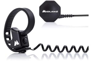 Midland BTT Button Pulsante Bluetooth da Moto per BTTalk App, Accessorio per Qualsiasi Marca di Interfono, Comunica in Sicurezza Senza Togliere le Mani dal Manubrio