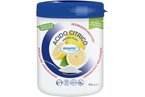 Acido Citrico Puro - Detergente Multiuso 100% di origine naturale - 500 g