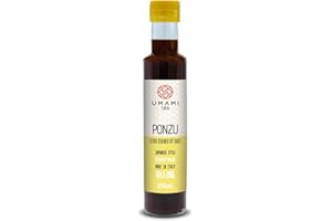 Umami Salsa Ponzu (Salsa di Soia e Limone) 250ml - Prodotta con Agrumi siciliani BIO (varietà simile a quella Giapponese) e con Salsa di Soia Artigianale Giapponese