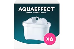 AQUAEFFECT MAX+ Filtri per Acqua Compatibili con tutte le Caraffe Brita® - Confezione da 6