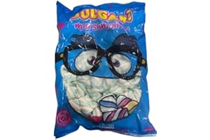 Marshmallow Treccia Multicolore Senza Glutine, 1 kg, per Compleanni, Battesimi, Nascite ed Eventi (Bianco Azzurro)