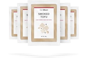 GymBeam Tofu Ricco in Proteine 5x200 g, Alternativa Vegetale alla Carne e al Formaggio, Adatto a Piatti Freddi e Caldi, Senza Additivi Aggiunti (200 g (5er pack), Smoked)