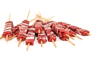 Arrosticini d'abruzzo freschi di pecora confezione 100 pezzi da 20-22gr