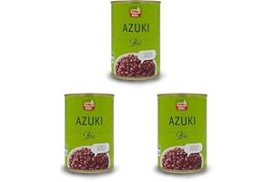 La finestra sul cielo, Azuki in lattina bio, 400g (Confezione da 3)
