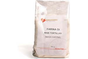 BONGIOVANNI FARINE E BONTA' NATURALI Farina di mais (Masa Harina) 500g