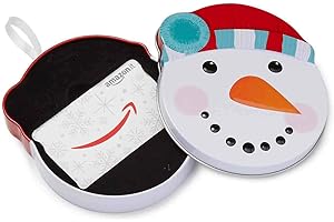 Buono Regalo Amazon.it in un cofanetto Pupazzo di neve sorridente