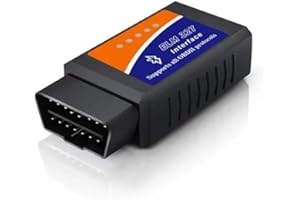 OBD2 Bluetooth ELM327 Computer per Diagnosi Auto OBD, Lettore obd2 Auto Diagnostica, Scanner Diagnostica Auto, OBD Diagnostico Multi Marche per Auto compatibile con dispositivi iOS Android Windows