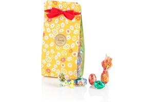 Venchi - Confezione con Ovetti di Cioccolato, Gusti Assortiti, al Latte, Fondenti e con "Nocciola Piemonte IGP" o Pistacchio, Senza Glutine, 231 gr, Collezione Pasqua, Idea Regalo