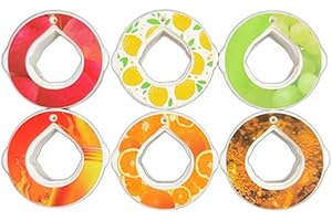 EIRZNGXQ 2023 nuova bottiglia di acqua di fragranza di frutta, tazza di acqua del profumo, baccelli di sapore per bottiglia d'acqua, anello di acqua profumata alla frutta, baccelli di frutta profumati