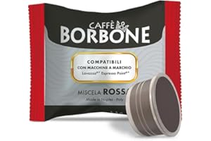 Caffè Borbone Miscela Rossa - 100 Capsule - Compatibili con le Macchine Lavazza* Espresso Point*