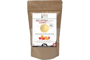 Gelatina di bovino, 200 bloom, aroma neutro - 1 kg
