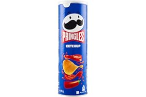 Pringles Ketchup | Snack Salato al Gusto Ketchup | Confezione Singola da 175g (1 x 175g)