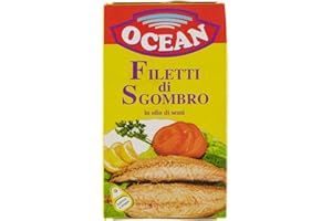 Ocean Filetti di Sgombro in Olio di Semi, 125g