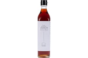 Emma Basic - Olio di sesamo tostato puro al 100% 500 ml | Pressato fisicamente | Puro al 100% | Non miscelato | Sapore e aroma ricchi