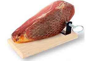 Prosciutto Crudo Serrano Spagnolo Stagionato e Disossato 1 KG - Jamonprive - Jamon Serrano - (Porta prosciutto NON INCLUSO)