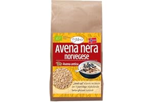 Avena nera norvegese, biologica, 500 g • per il vero porridge • steel cut • da agricoltura biologica norvegese