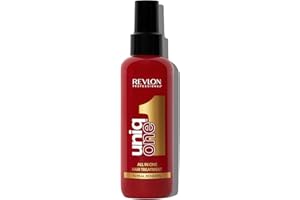 REVLON PROFESSIONAL UNIQONE HAIR TREATMENT, Trattamento Idratante Senza Risciacquo, Riparatore Per Capelli Danneggiati, Trattamento Per Capelli, Fragranza Classica - 150 ml