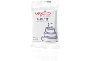 Saracino Pasta di Zucchero Top Bianca per Copertura da 250 g Made in Italy