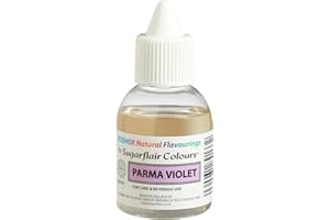 Sugarflair 100% Natural Flavour Estratto di Parma Violet - Aromi Naturale per Torte, Cupcake, Glasse, Pasticcini e Dessert, Aroma Alimentare - Aroma Natural, Kosher - 30 ml