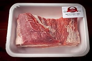 Pancetta di Suino A Tranci 1.5 Kg (3 confezioni da 500 gr) Carne Italiana 100%