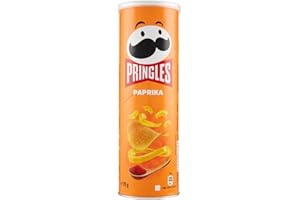 Pringles Paprika | Snack Salato | Vegetariano | confezione singola da 175g (1 x 175g)