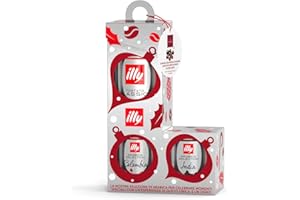 illy Confezione Regalo Calza Di Natale 2021-3 Barattoli Di Macinato E Una Confezione Di Dragées, Unflavoured, 92 Grammo