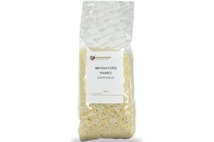 BONGIOVANNI FARINA E BONTA' NATURALI Panko IMPANATURA Giapponese, Pangrattato Panko, Friabile e Croccante, Pane Grattuggiato per Fritti - 500 g