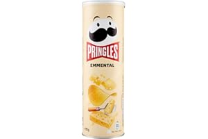 Pringles Emmental | Snack Salato al Gusto Emmental | Confezione Singola da 175g (1 x 175g)