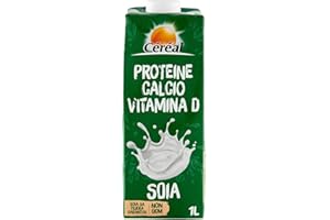 Céréal Bevanda Vegetale di Soia Calcio e Vitamina D, Bevande senza lattosio, con Proteine vegetali della Soia , 1 L