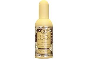 Tesori d'Oriente - Profumo Aromatico Vaniglia e Zenzero del Madagascar, dalla Fragranza Floreale e Avvolgente, Note di Bergamotto, Orchidea, Ambra e Cedro, 100ml