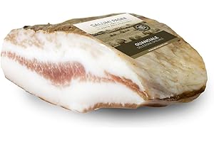 Guanciale Stagionato Salumi Pasini® | Trancio 250g | Carne 100% Italiana | Senza Glutine e Lattosio