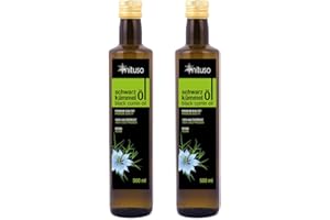 olio di cumino nero mituso, puro al 100% e pressato a freddo, 1 confezione (1 x 1000 ml)