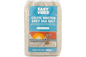 Easy Vibes - Sale Celtico - Sale Marino Grigio Bretone (900g) - Sale Grosso | Non Raffinato | Naturale | Senza Conservanti