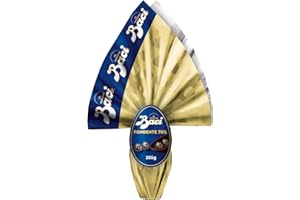 BACI PERUGINA Uovo di Pasqua 2025 Cioccolato Fondente Extra 70% con Sorpresa e 4 Cioccolatini 265g