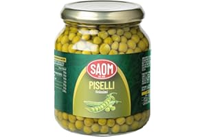 REPLOOD 12 Pezzi Saom Piselli Finissimi da 350gr in Barattolo di Vetro 12x350gr