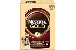 NESCAFÉ Gold Caffè Solubile, 20 Bustine 34g