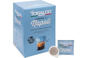 Cialde Caffè Toraldo miscela Crema di Napoli ESE 44 mm (50 Unità)
